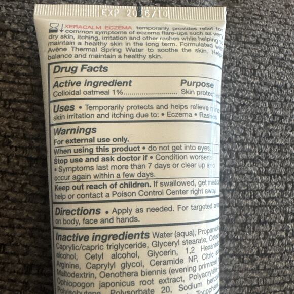 Avene Xeracalm Eczema Calming Relief Balm 100ml EXP 10/26 - Picture 3 of 5